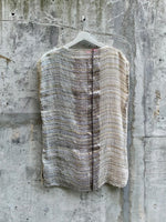 Load image into Gallery viewer, NETTED METAL / LINEN WOVEN TOP | A
