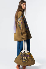 Load image into Gallery viewer, SHIRT | OLIVE/FLOWER MIX
