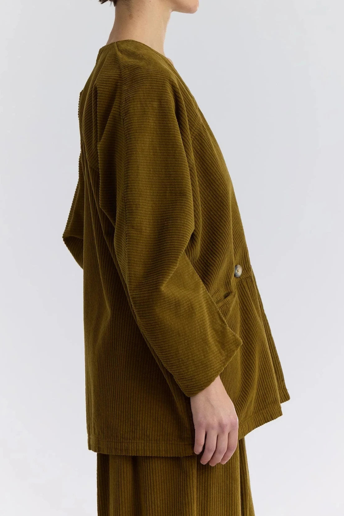 CORDUROY GEOMETRIC JACKET | MULTIPLE COLOURWAYS