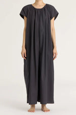 Load image into Gallery viewer, SHIRRED JUMPSUIT | BLACK
