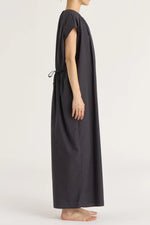 Load image into Gallery viewer, SHIRRED JUMPSUIT | BLACK
