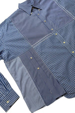 Load image into Gallery viewer, WORKING CLASS DRESS SHIRT | STRIPES MIX | LARGE | A
