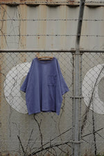 Load image into Gallery viewer, PIGMENT-DYED T-SHIRT | BLUE
