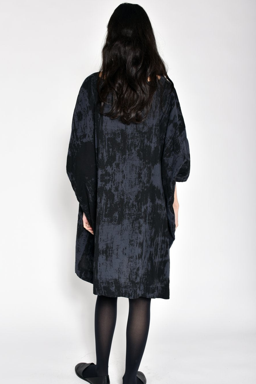 BOX DRESS | CHARCOAL BARK