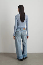 Load image into Gallery viewer, REWORKED CULOTTE | VINTAGE INDIGO
