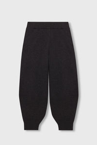 COTTON KNIT PANTS | ANTHRACITE