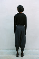 Load image into Gallery viewer, COTTON KNIT PANTS | ANTHRACITE
