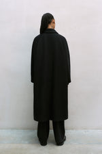 Load image into Gallery viewer, WOOL COAT | BLACK
