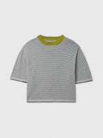 Load image into Gallery viewer, COTTON STRIPED T-SHIRT | LIMA
