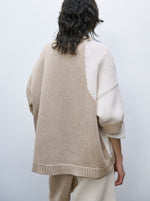 Load image into Gallery viewer, COTTON SWEATER | BICOLOUR

