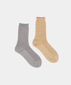 2 PAIRS OF WORDS - TIPTOE GLOSS | GOLD + SILVER