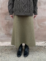 Load image into Gallery viewer, RIB WHOLE GARMENT KNIT SKIRT | MULTIPLE COLOURWAYS
