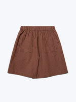 Load image into Gallery viewer, ORE SHORT | BROWN GINGHAM
