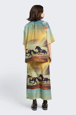 Load image into Gallery viewer, OUTPOST SKIRT | COSMIC PRINT
