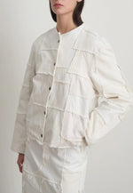 Load image into Gallery viewer, MADRAS JACKET REWORK | VINTAGE WHITE
