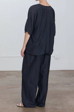 Load image into Gallery viewer, STRAIGHT PANTS | FADED BLACK
