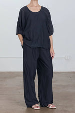 Load image into Gallery viewer, STRAIGHT PANTS | FADED BLACK
