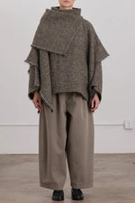 Load image into Gallery viewer, ALPACA SHORT PONCHO | BEIGE
