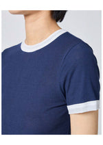 Load image into Gallery viewer, TWISTED COTTON T SHIRT | NAVY
