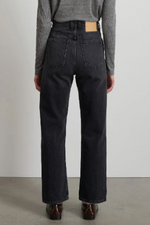 Load image into Gallery viewer, PLEIN HIGH STRAIGHT JEAN | STIL BLACK
