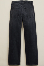 Load image into Gallery viewer, PLEIN HIGH STRAIGHT JEAN | STIL BLACK
