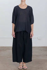 Load image into Gallery viewer, OVERSIZED TOP | FADED BLACK
