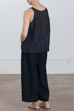 Load image into Gallery viewer, LOOSE TANK TOP | FADED BLACK
