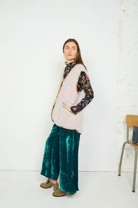 SHEEP WOOL VEST | PINK x LAVENDER