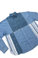 Load image into Gallery viewer, WORKING CLASS DRESS SHIRT | STRIPES MIX | SMALL | D
