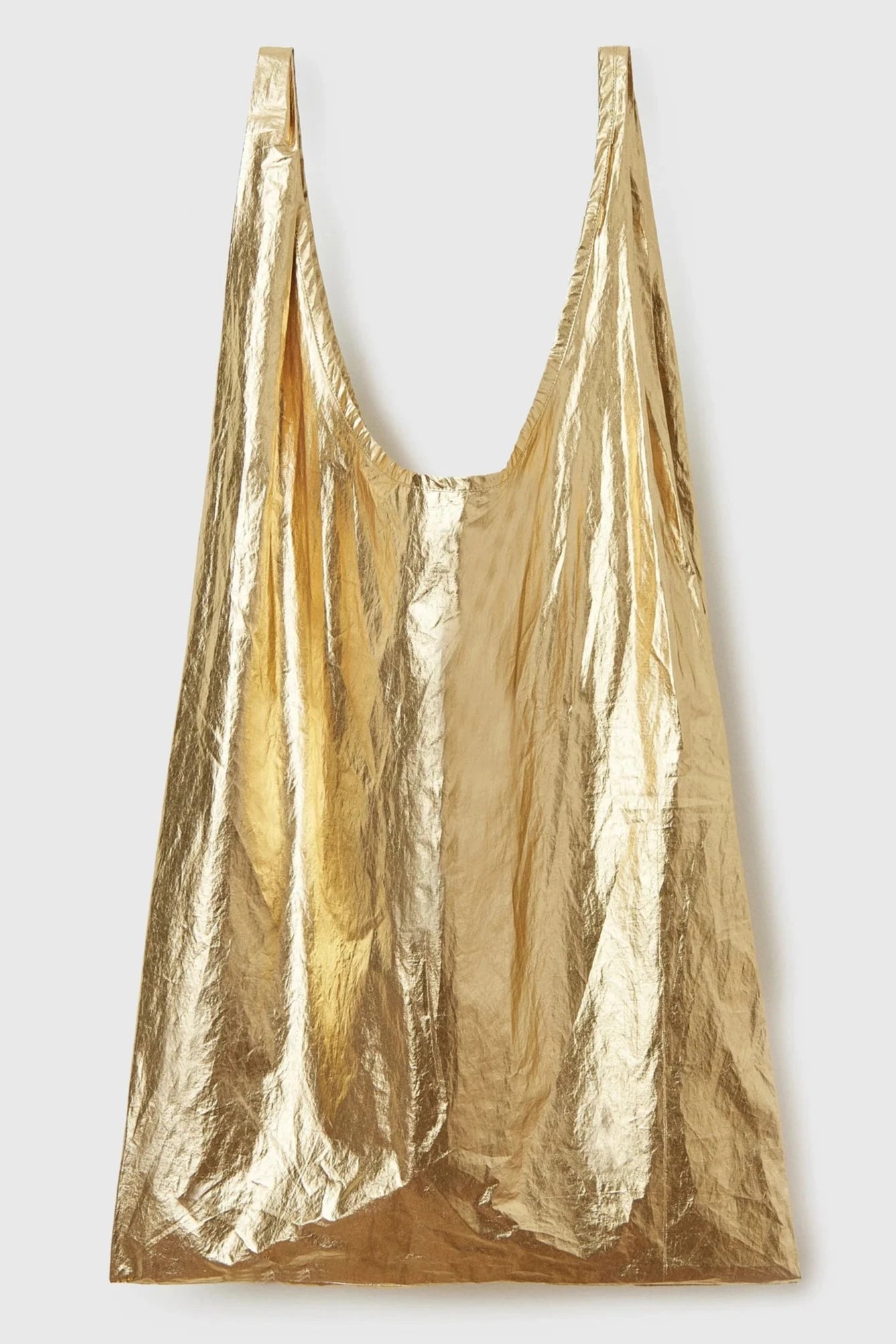 COTTON & SILK TOTE BAG | GOLD