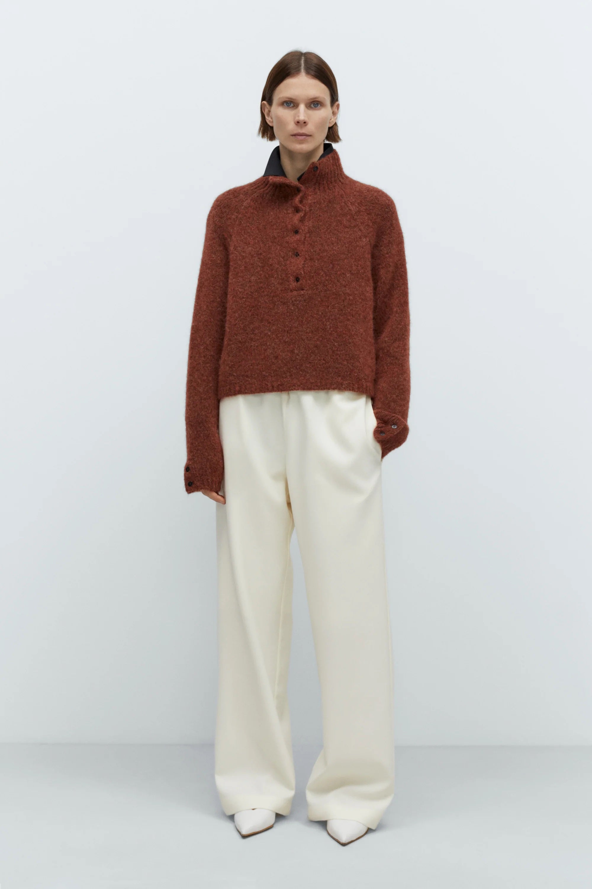 BABY ALPACA POLO SWEATER | MULTIPLE COLOURWAYS