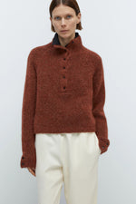 Load image into Gallery viewer, BABY ALPACA POLO SWEATER | MULTIPLE COLOURWAYS
