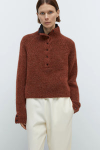 BABY ALPACA POLO SWEATER | MULTIPLE COLOURWAYS