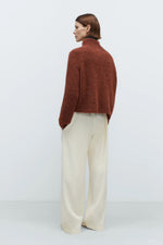 Load image into Gallery viewer, BABY ALPACA POLO SWEATER | MULTIPLE COLOURWAYS
