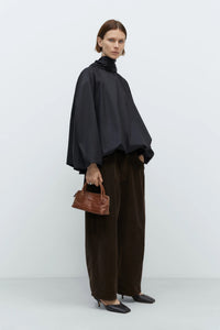 BOW SHIRT| BLACK