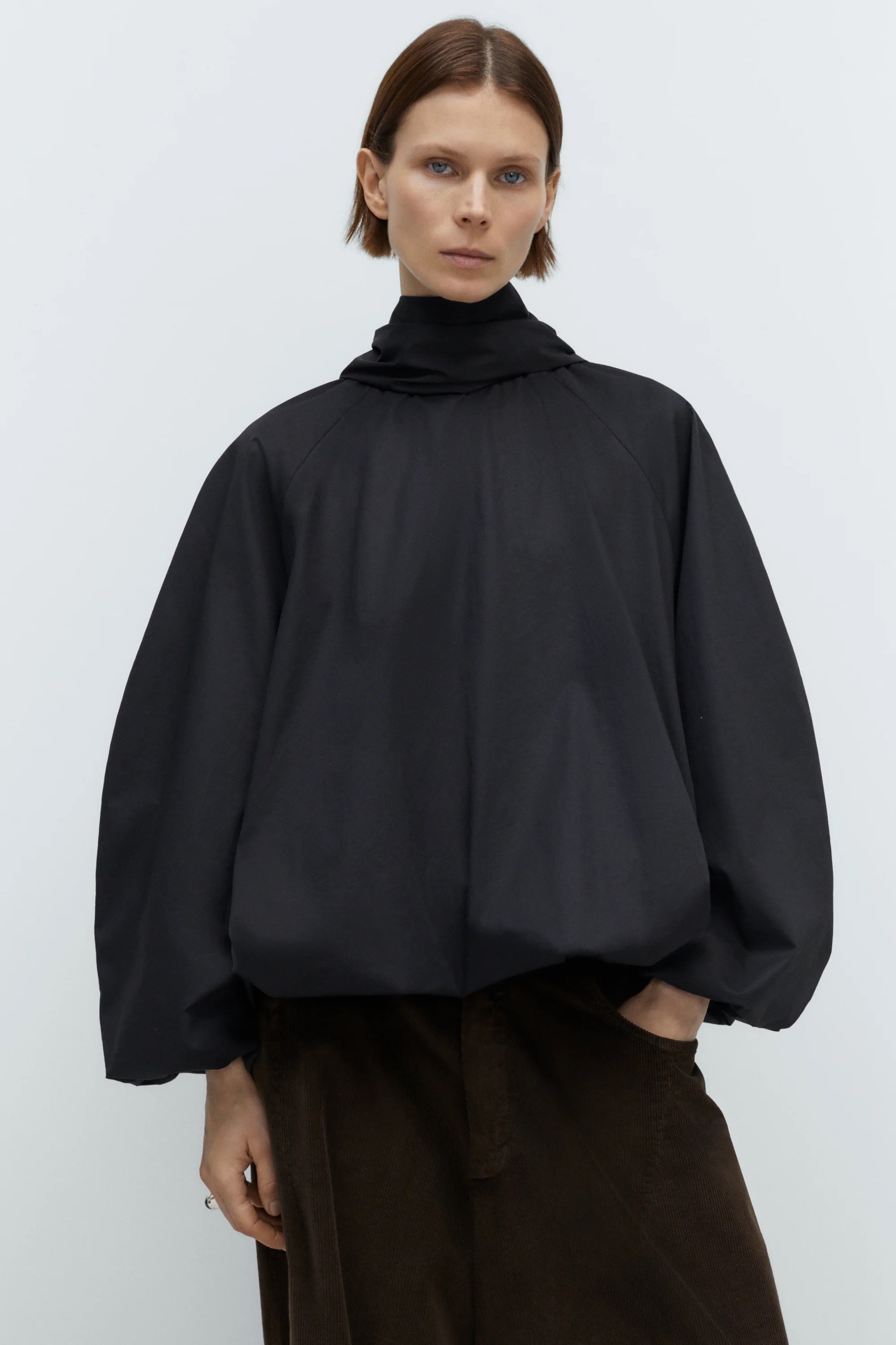 BOW SHIRT| BLACK