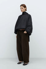 Load image into Gallery viewer, CORDUROY BAGGY PANTS | BROWN
