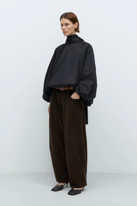 CORDUROY BAGGY PANTS | BROWN