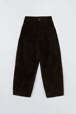 Load image into Gallery viewer, CORDUROY BAGGY PANTS | BROWN

