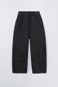 DENIM BAGGY PANTS | BLACK