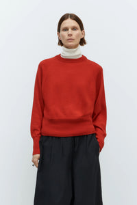 MERINO WOOL SWEATER | RED