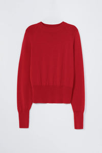 MERINO WOOL SWEATER | RED