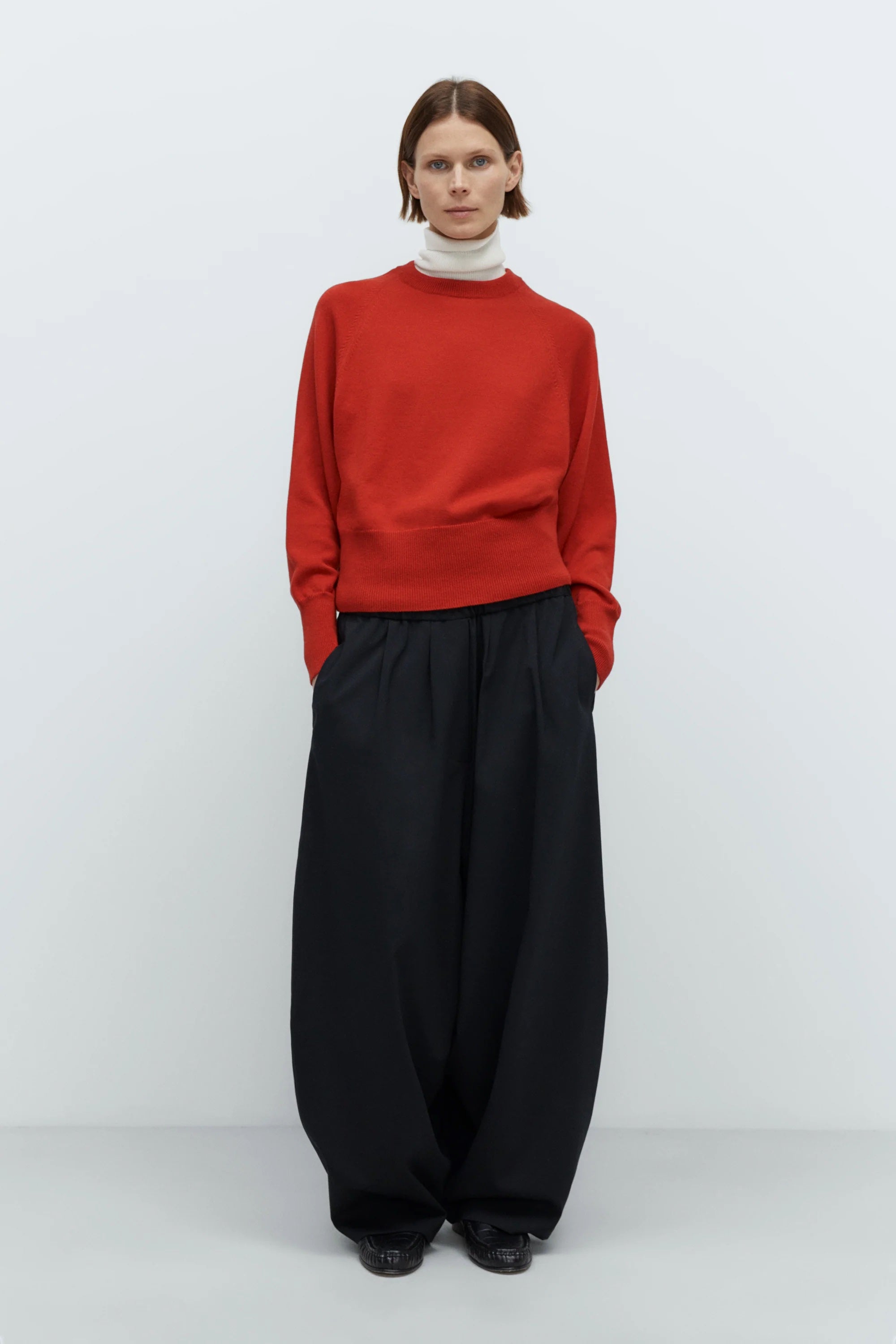 TAILORING MAXI PANTS | BLACK