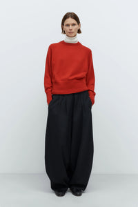 TAILORING MAXI PANTS | BLACK