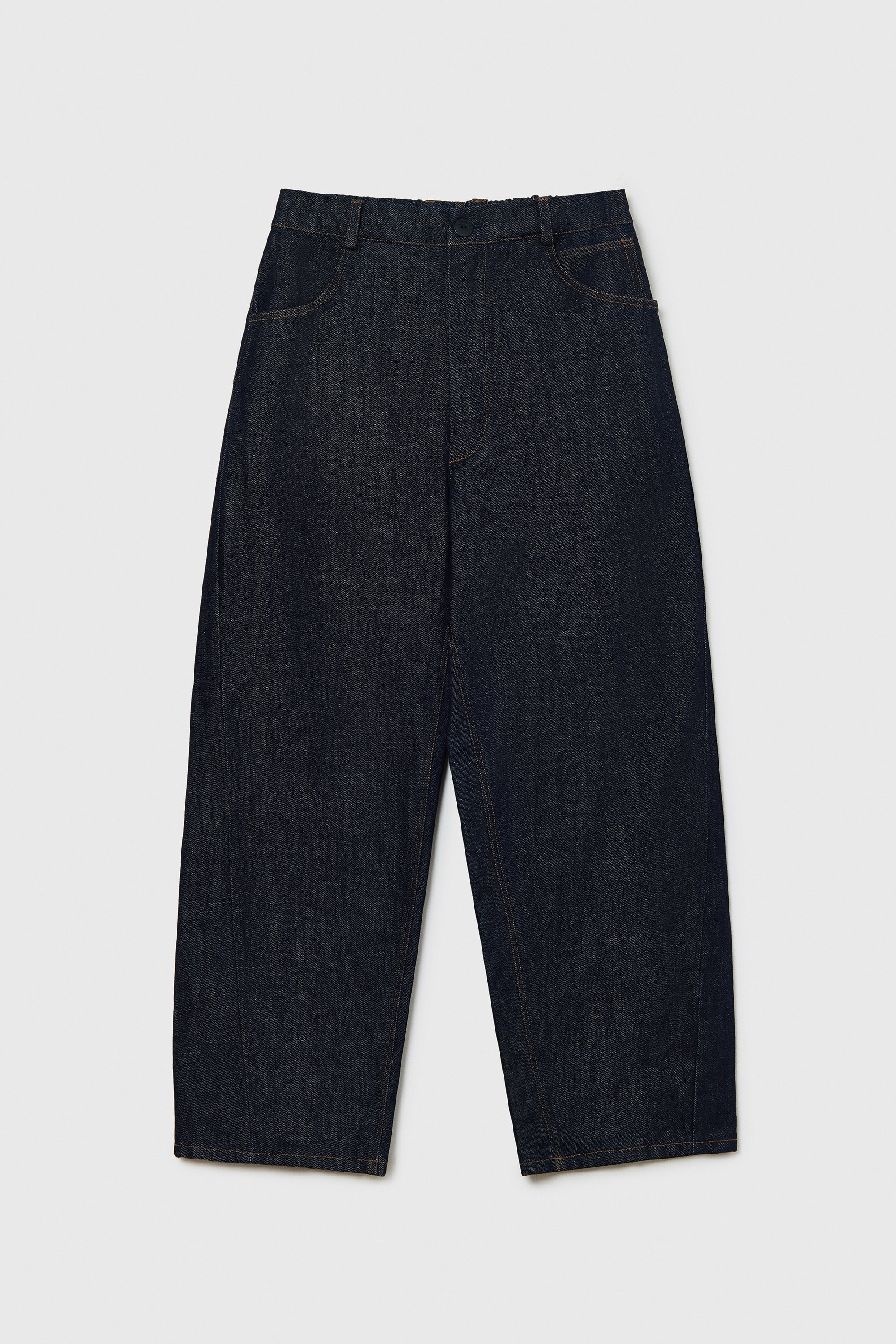 DENIM STRAIGHT PANTS | INDIGO
