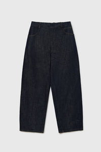 DENIM STRAIGHT PANTS | INDIGO