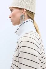 Load image into Gallery viewer, ORGANIC COTTON STRIPED POLO
