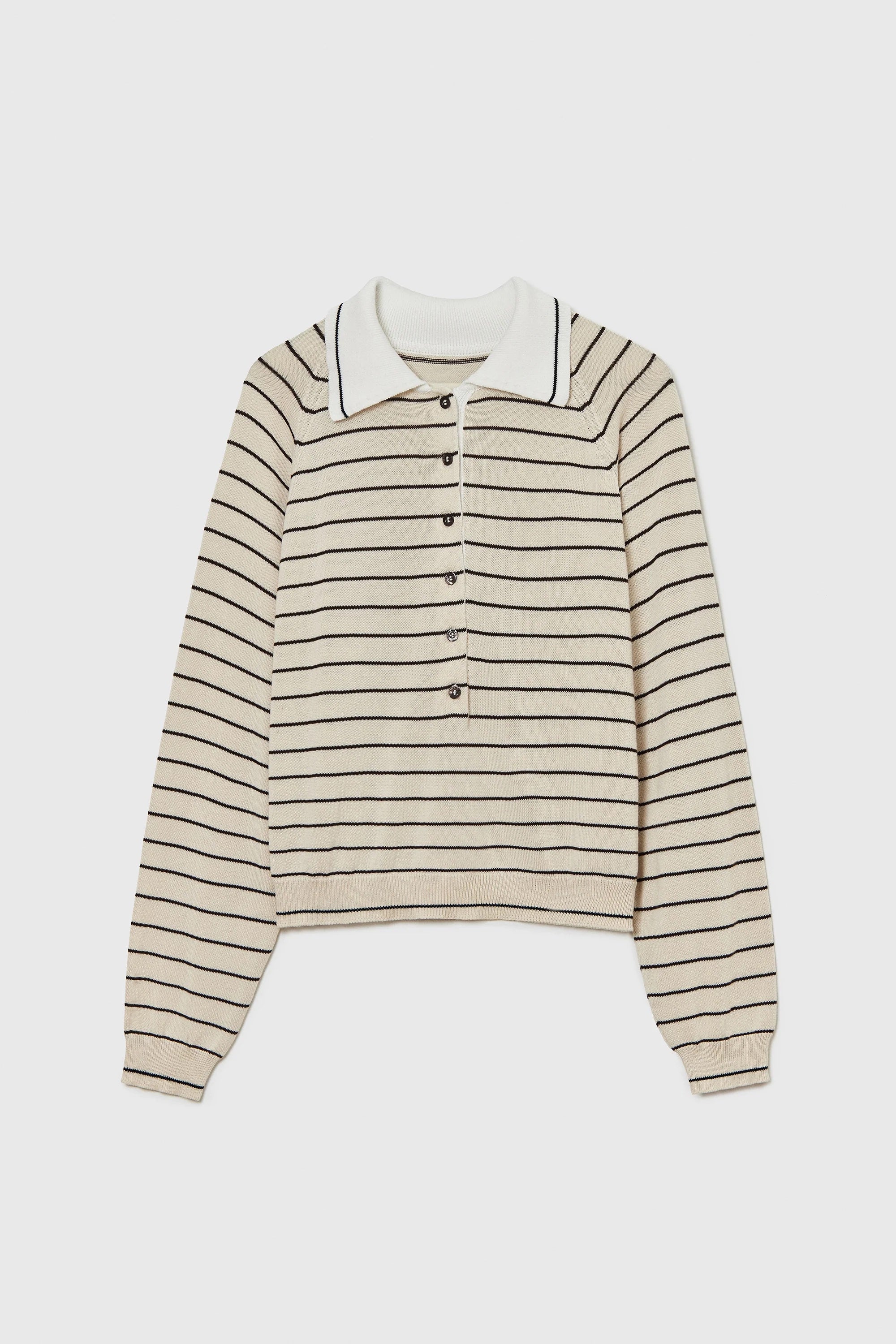 ORGANIC COTTON STRIPED POLO