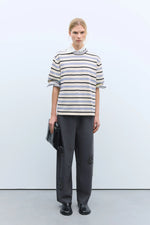 Load image into Gallery viewer, ORGANIC COTTON STRIPED T-SHIRT
