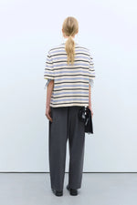 Load image into Gallery viewer, ORGANIC COTTON STRIPED T-SHIRT

